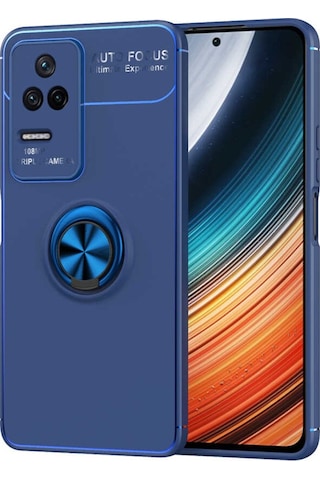 Xiaomi Poco F4 Kilif Zore Ravel Yüzüklü Silikon Kilif 563109533
