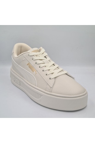 Puma Smash Platform V3 Tdp Bej Renk Kadın Sneaker Spor Ayakkabı Bej