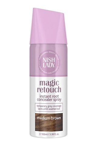 Nish Lady Hair Magic Retouch Beyaz Saçlar İçin Kapatıcı Saç Spreyi 100 ML