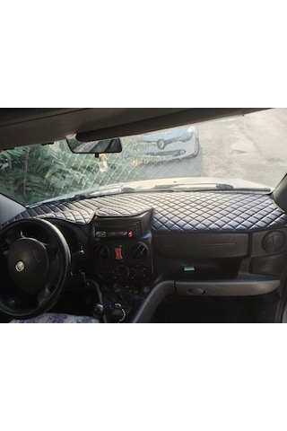 Kapitone Deri Kumaş Fıat Doblo 2007-2010 Torpido Koruma Örtüsü 1 Adet