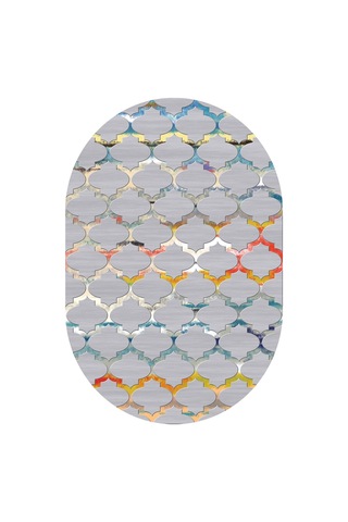 Eliana Home Dijital Baskı 2'li Banyo Paspas Takımı Lna5-hy903 100x60 Ve 60x50 Cm Gri
