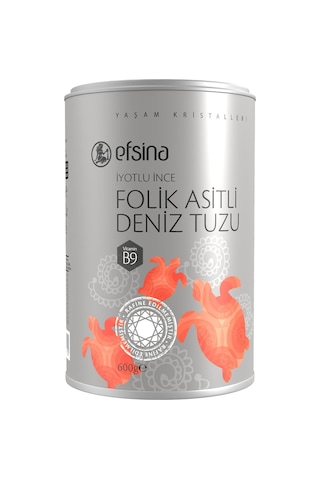 Efsina Folik Asitli Deniz Tuzu 600 G