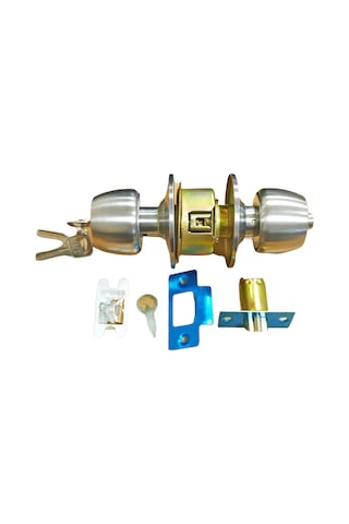 Aletçantam Topuzlu Otel Tipi Amerikan Oda Kapı Kilidi Anahtarlı - Saten