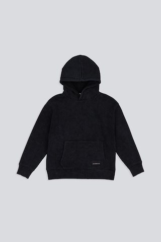 Kids Boy Strike Wash Kapüşonlu Sweatshirt Si̇yah Siyah