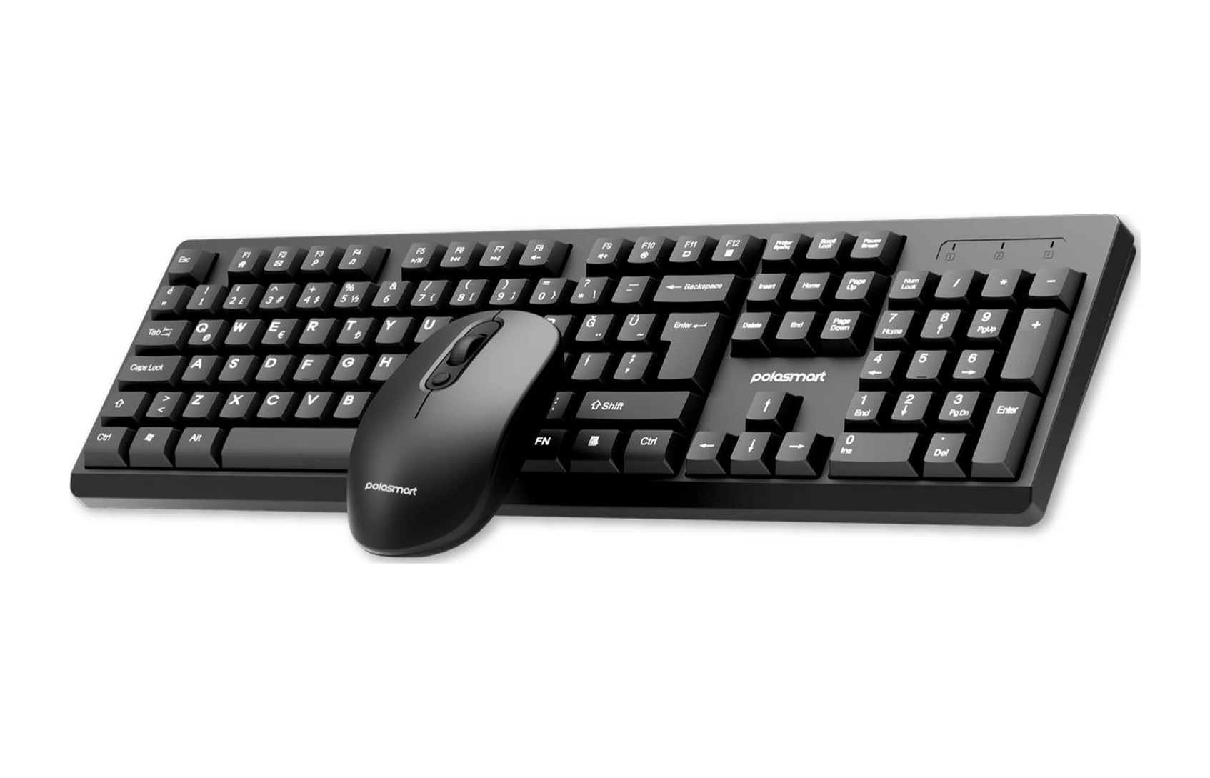 Polosmart Psk13 Kablosuz Klavye & Mouse Set Siyah