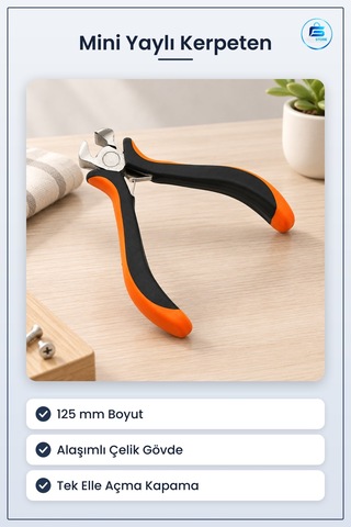 Mini Yaylı Kerpeten 125 Mm Alışımlı Çelik Tel Kesici Hassas El Al