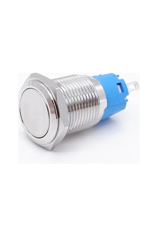 16mm Metal Panel Montaj Düz Kafa Latch Buton No Nc Dc 6a 12v Ac 3a 250v Ip67 Su Geçirmez Düğme Star