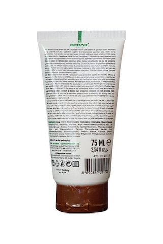 Bebak Sun Güneş Kremi Spf 50+ 75 ML