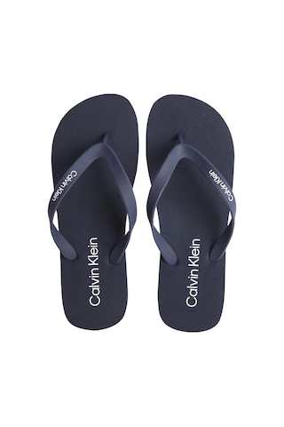 Erkek Ck Flıp Flop Rubber Parmak Arası Terlik - Lacivert Lacivert