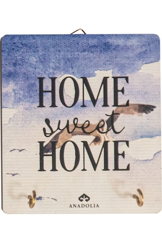 Anadoliamağazacılık Home Sweet Home Martılı Dekoratif Askılık Diğer
