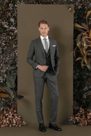 Efor Tk 880 Slim Fit Antrasit Klasik Takım Elbise Antrasit