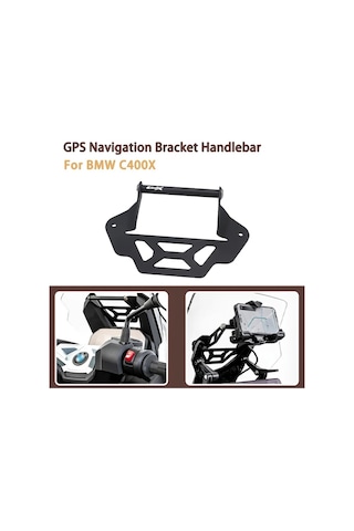 Xuweiwei Bmw C400x Motorcycle Black 12mm Gps Navigasyon Braketi Akıllı Telefon Kamera Tutucu