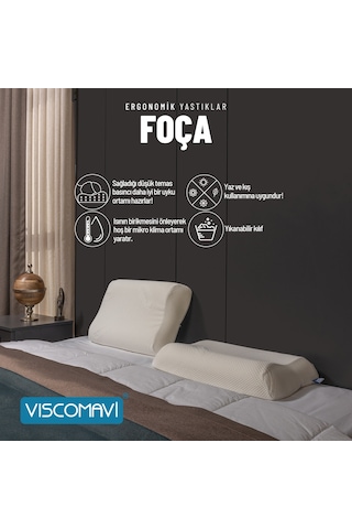 Viscomavi Foça Ergonomik Visco Yastık