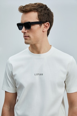 Lufian Erkek T Shirt 111020235 Kırık Beyaz KIRIK BEYAZ