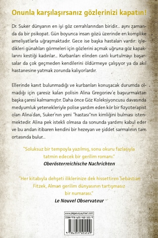 Göz Avcısı Göz Koleksiyoncusu 2 / Sebastian Fitzek