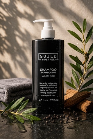 Guild + Pepper Warm Oak Şampuan 285 Ml Tüm Saç Tipleri İçin Nemlendirici & Güçlendirici Bakım Tüm Saçlar