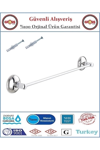 Havluluk Paslanmaz Nikel - Düz Uzun