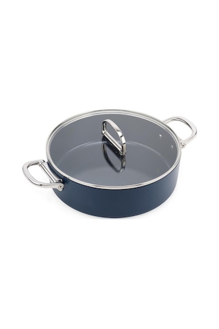 Jj Space 28 Cm Kapaklı Sığ Tencere Renkli