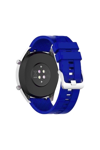 Huawei Honor Magic Watch 2 46 Mm Uyumlu Kordon Kayış Klasik Silikon Kordon Metal Tokalı K23