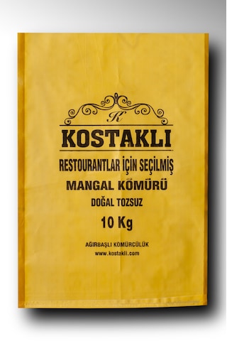 Kostaklı Meşe Mangal Kömürü Restoranlar İçin Seçilmiş 10 KG