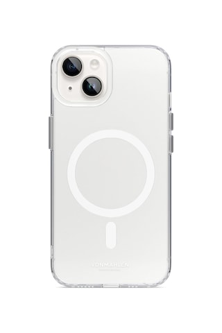 Vonmahlen Apple iPhone Uyumlu 15 Plus Şeffaf Sert Magsafe Kılıf
