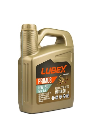 Lubex Primus Mv-La 5W-30 Tam Sentetik Motor Yağı 5 L