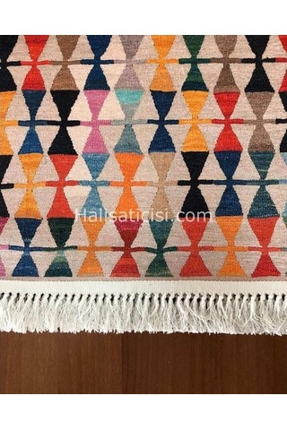 Prizma Halı Vintage Kilim V-6005 Çok Renkli