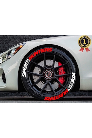 Speedhunters Çift Renk Lastik Yazısı Yeni Model - Motor Ve Araçlar Için Lastik Yazıları