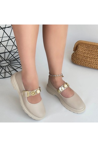 Naturalshoess Okira Kahverengi Cilt Oxford Ayakkabı Kahverengi