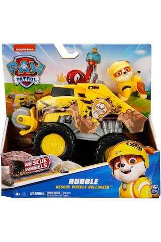 Paw Patrol Rescue Wheels Temalı Araçlar Rubble