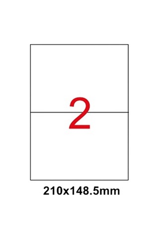 Multiofis 210X148.5 MM Laser Etiket 5102