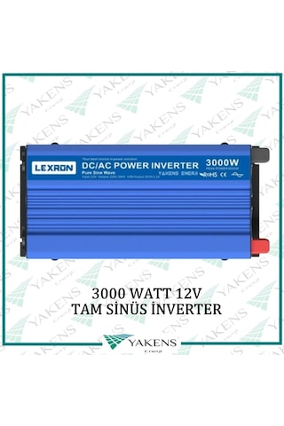 Lexron 3000 Watt 12v Tam Sinüs İnverter
