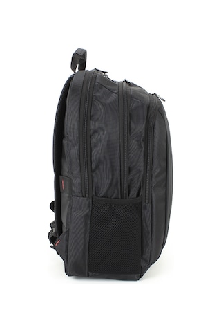 Case Club Siyah Sırt Çantası 17.3’’ Laptop Bölmeli Su Geçirmez Kumaş Siyah