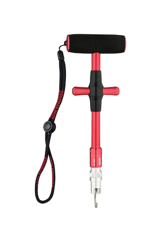 Jeemson Alüminyum T Tipi Açılır Kanca Çıkarıcı - Balık Dişlerinden Parmaklarınizi Korur - Kırmızı