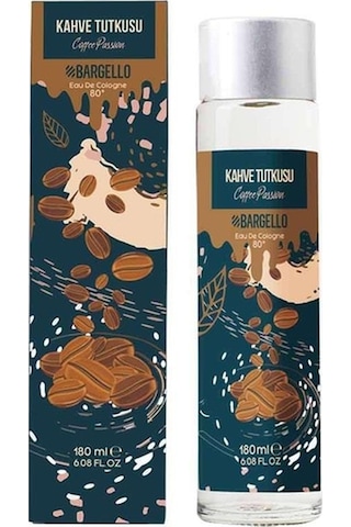 Bargello Kahve Tutkusu 180 Ml Cam Dökme Kapak Kolonya Edc