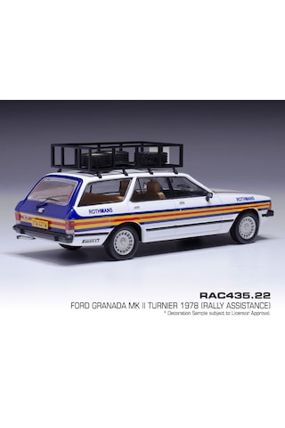 1:43 Ölçek Ixo 1980 Ford Granada Mk Iı Turnier, Rothmans, Rally Assistance Diecast Metal Minyatür Model Araba 10cm