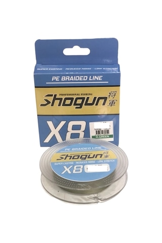 Shogun 8x 150 Mt 0,23mm İp Misina Dark Green - Standart