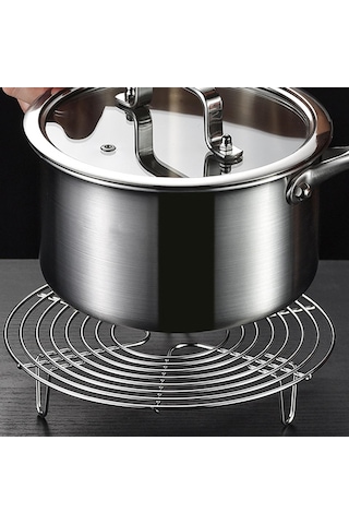 Homyl Yuvarlak Soğutma Rafı Pot Hava Fritöz Fırını 6.30-inç Gosterildigi Gibi Çok Renkli