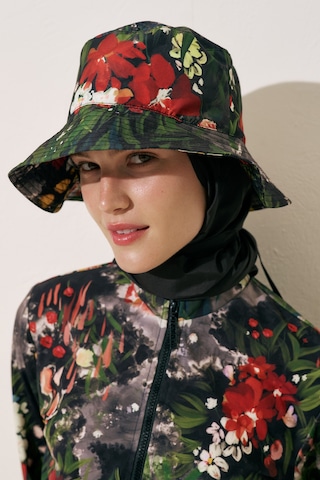 Eşarp Detaylı Bucket Şapka Dark Garden Dark Garden