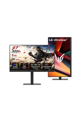 Lg 27g640a-b Ultragear G6 27" 1ms Gtg 300hz Hdmı+dp+usb-c G-sync + Freesync Premium 2k Qhd 2560x1440 Ips Pivot Gaming Monitör