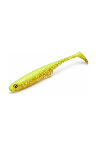 Daiwa Flat Junkie Duckfin Shad 3.5" 9cm Slikon Yem Hirame Chart Gold