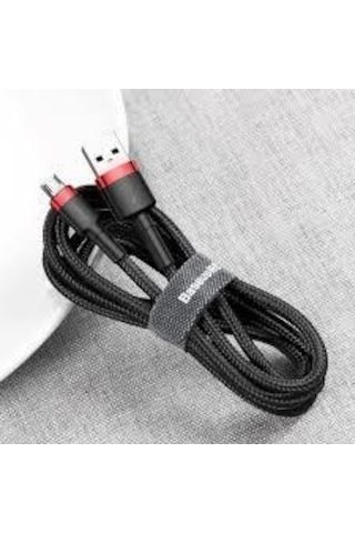 Baseus Cafule Serisi USB Kablo Micro USB 2.4A, 1M Siyah