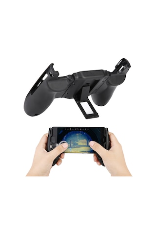 Vkemall Ergonomik Tasarım 4.5-6.5 İnç Akıllı Telefonlar İçin Genişletilebilir Oyun Kolu, Sürekli Kullanımda El Yorgunluğunu Azaltır, Telefon Tutucu Ve Film İzleme Ayakçığı İle