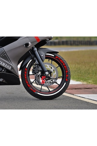 Pzero Ve Kuyruk Motorsiklet Sticker Lastik Yazısı 4 Adet