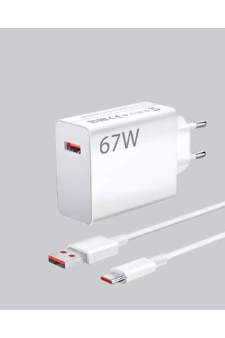 67 Watt Yüksek Güç Şarj Adaptörü Mi 10 Mi 11 Mi 12 Uyumlu Renkli