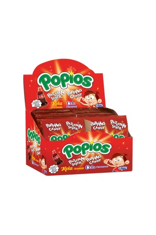 Hleks Patlayan Şeker Papios 40 Adet Kolalı 4 Paket