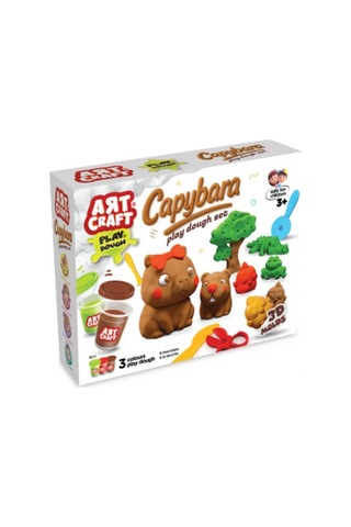 Art Craft Capybara Play Dough Set 168 Gr Çok Renkli