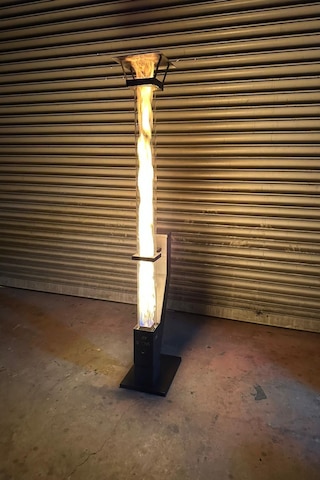 Füze Roket Pelet Sobası 160 Cm Mega Boy Pürmüz Ve Pelet Hediyeli  Ürün