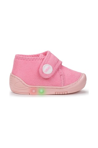 Kiko Kids Petri Günlük Işıklı Kız Bebek Ev Okul Kreş Panduf Pembe Pembe