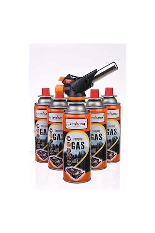 Kamp Ocak Gazı Kartuş Pürmüz Seti Pro 6'lı